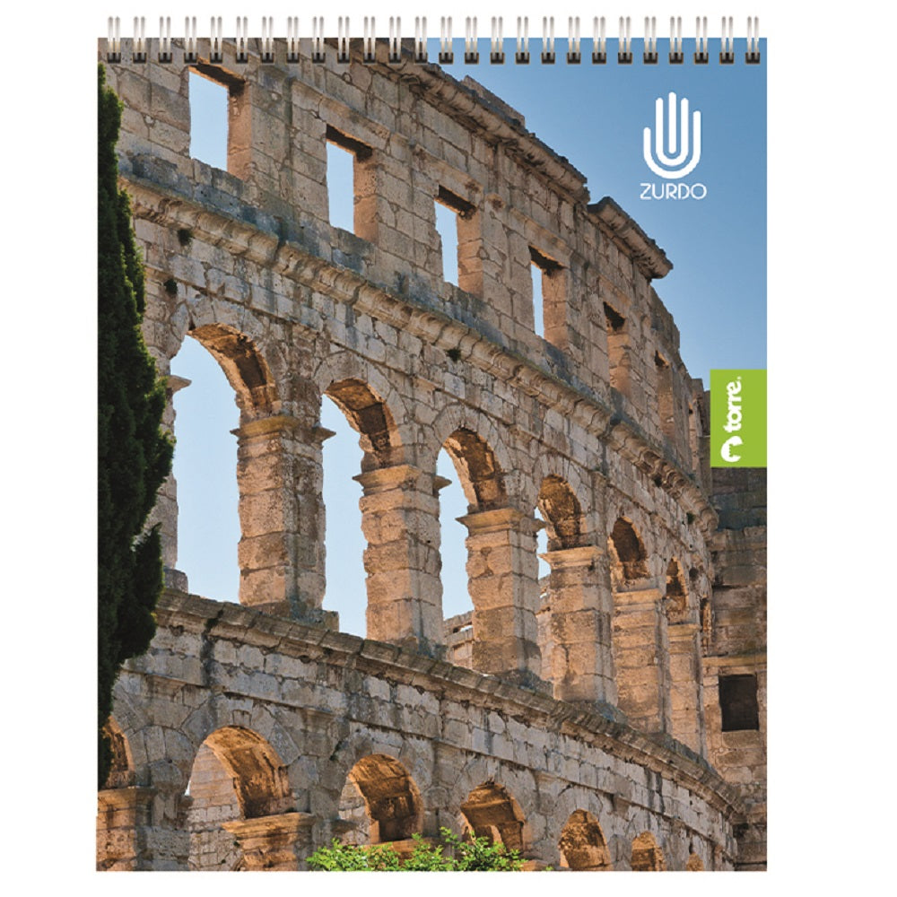 Cuaderno Universitario Para Zurdos 7 Mm 100 Hojas