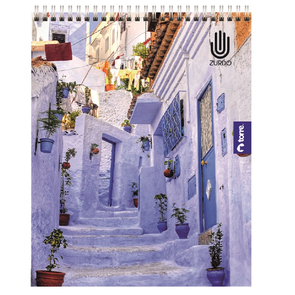 Cuaderno Universitario Para Zurdos 7 Mm 100 Hojas