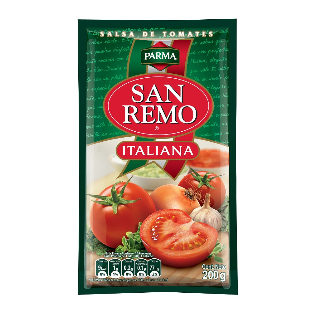 Salsa De Tomate 200 Gr Italiana