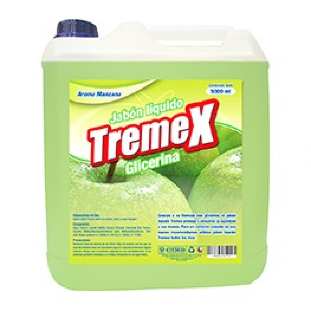 Jabón Liquido Con Glicerina Manzana 5 Lt