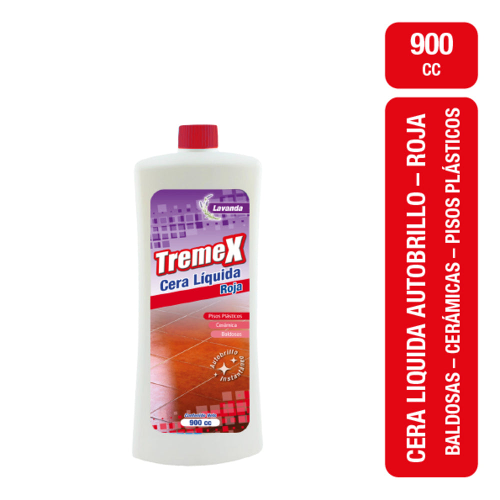 Cera Liquida Autobrillo Roja 900 Cc