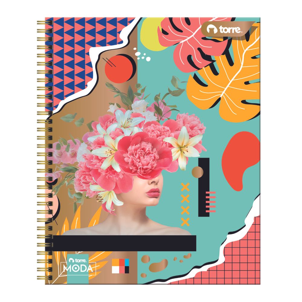 Cuaderno Universitario Matemática 7 Mm  Diseño Moda 100 Hojas
