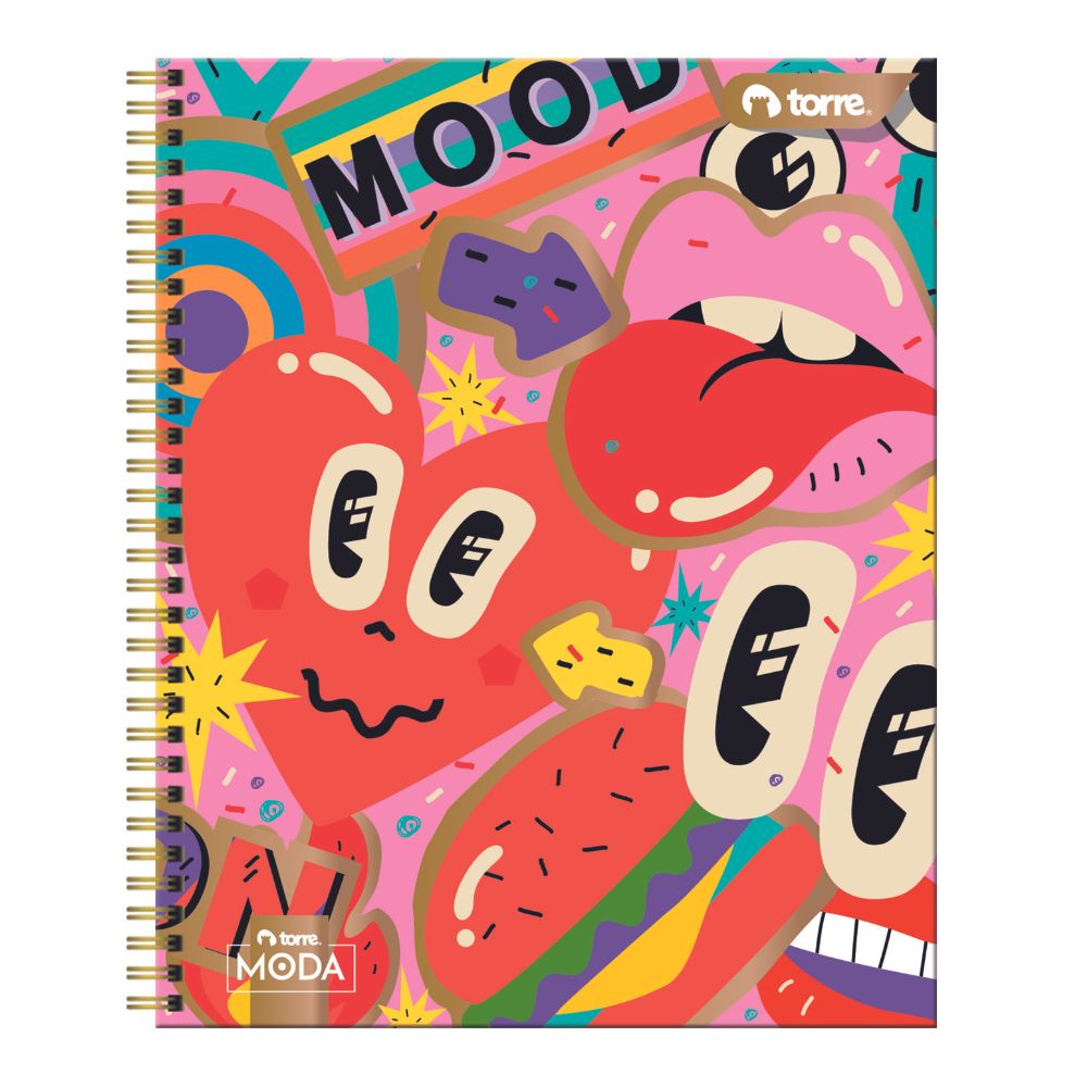 Cuaderno Universitario Matemática 7 Mm  Diseño Moda 100 Hojas