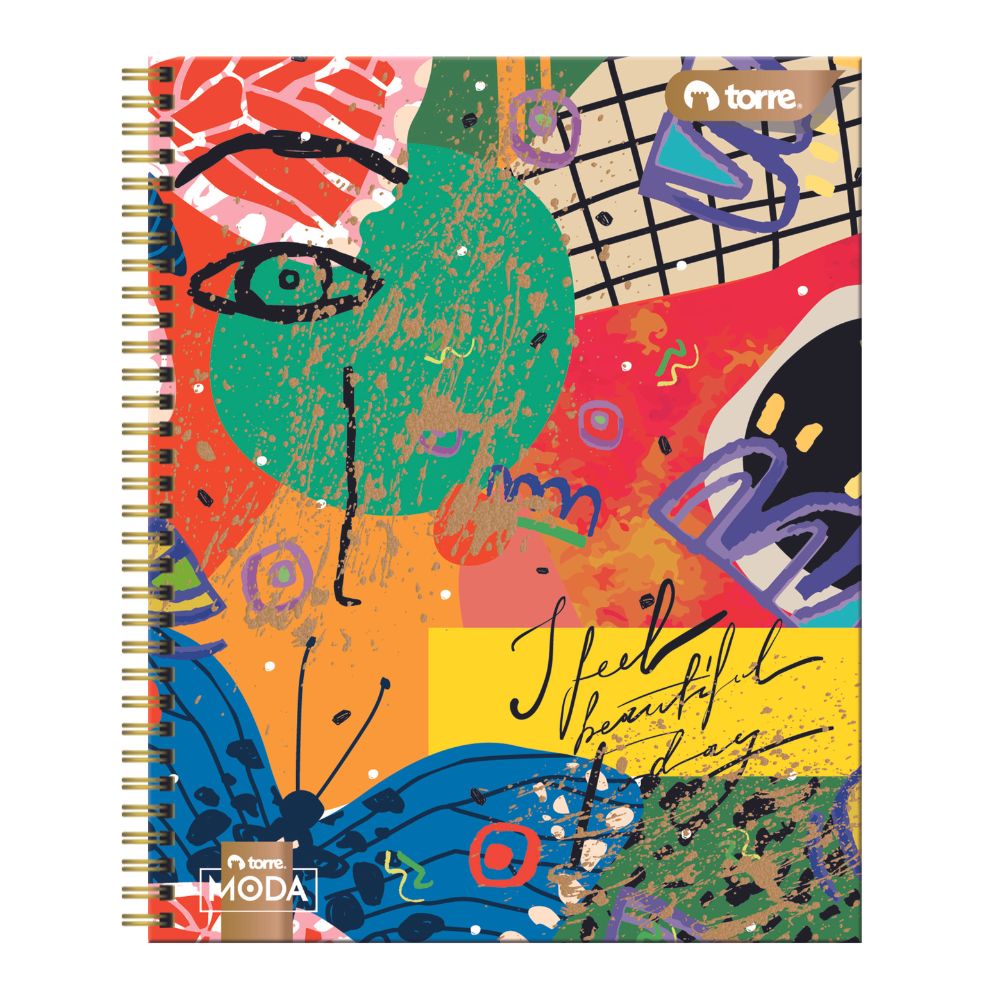 Cuaderno Universitario Matemática 7 Mm  Diseño Moda 100 Hojas