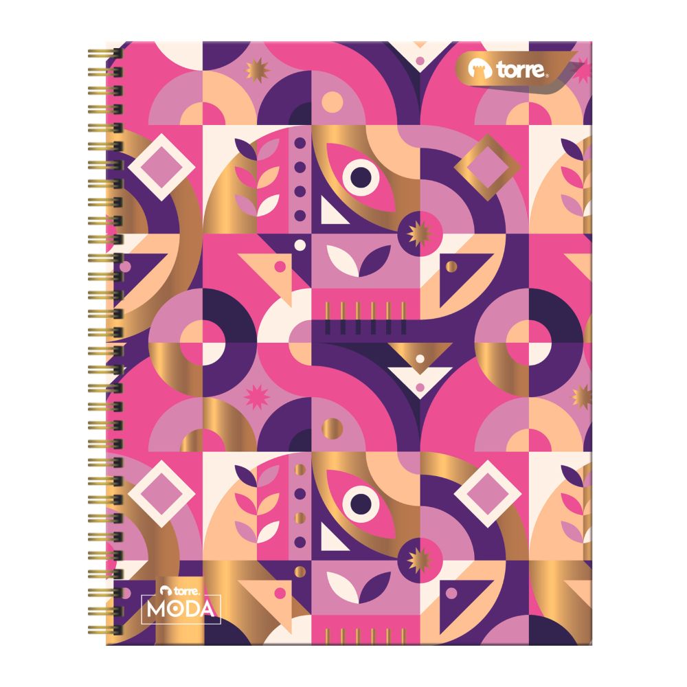 Cuaderno Universitario Matemática 7 Mm  Diseño Moda 100 Hojas