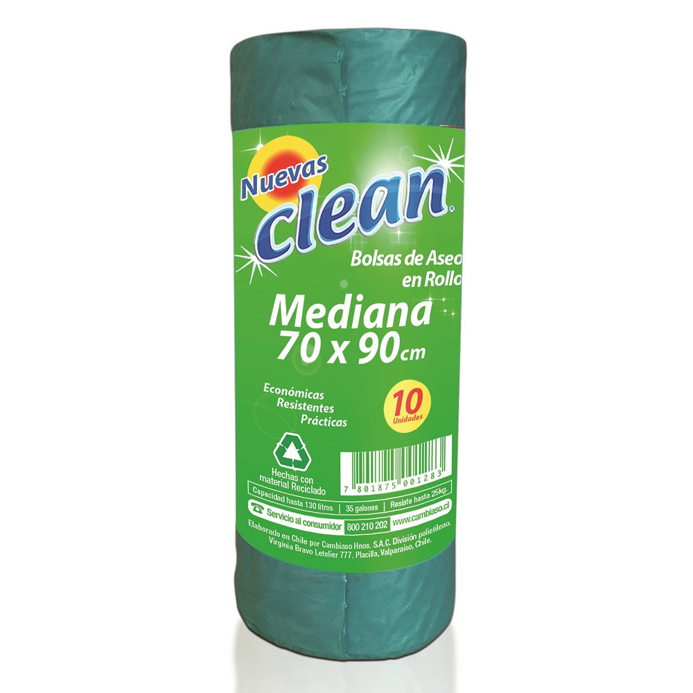 Bolsa Basura Rollo 70X90 10 Unidades
