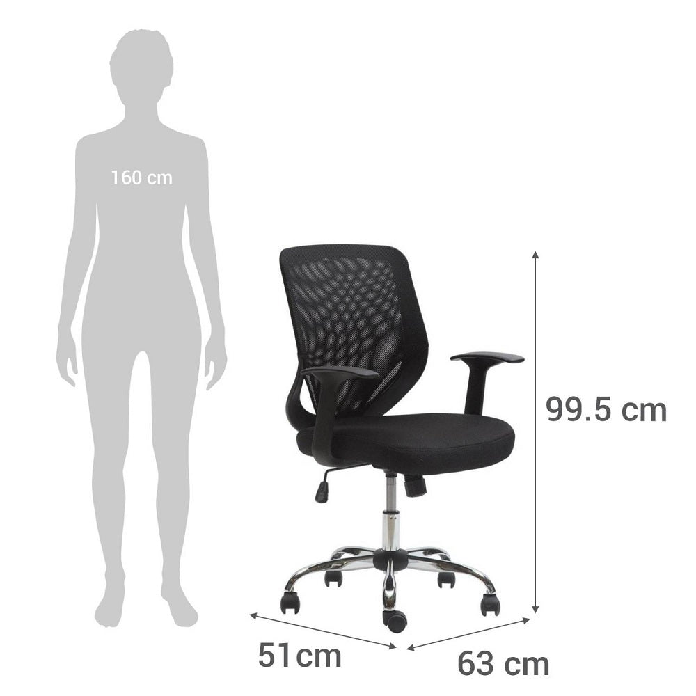 Silla Escritorio Respaldo Malla Bend