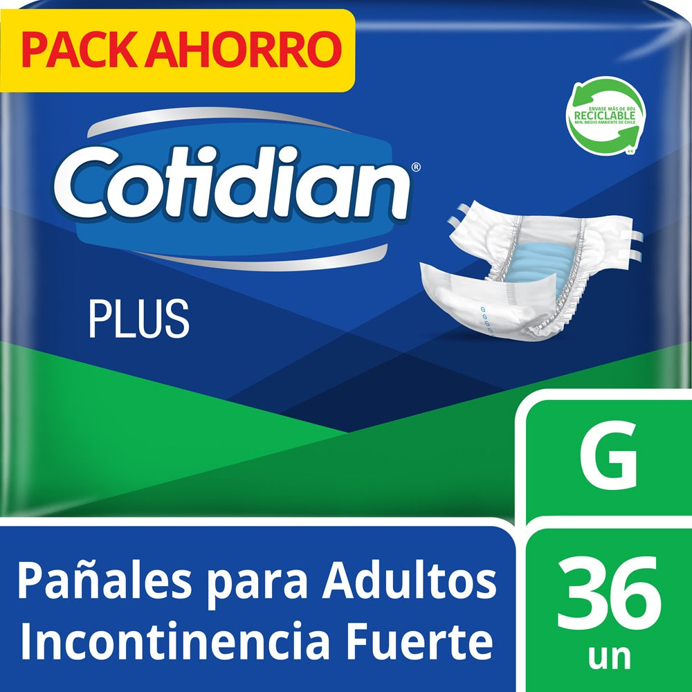 Pañal Adulto Plus Grande 36 Un