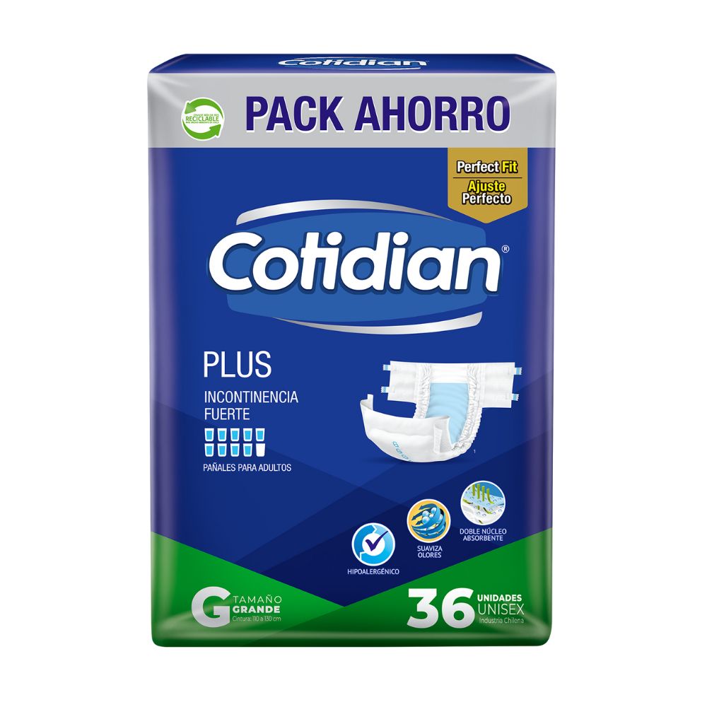 Pañal Adulto Plus Grande 36 Un