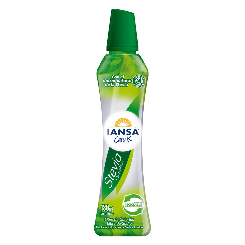 Endulzante Stevia Mas Sucralosa 180 Ml