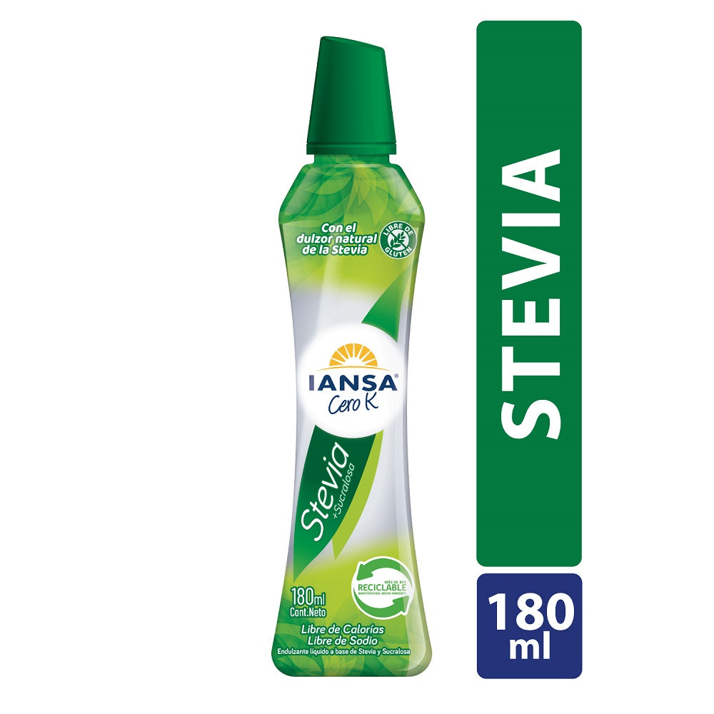 Endulzante Stevia Mas Sucralosa 180 Ml