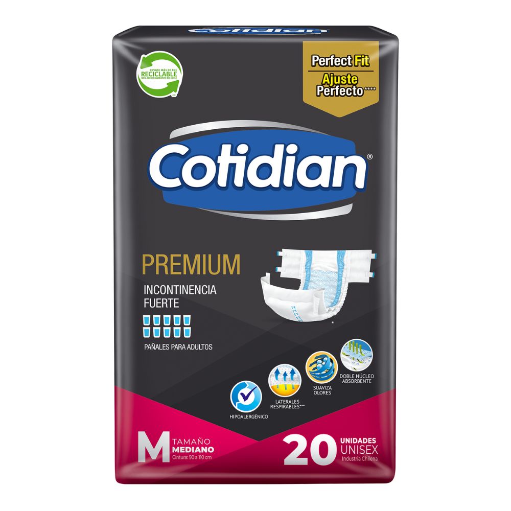 Pañal Adulto 1 Premium Mediano 20 Un