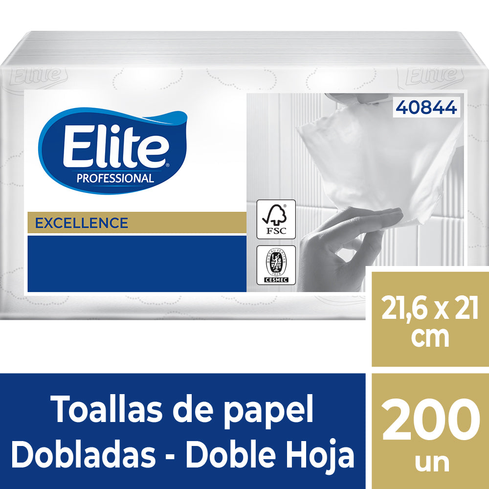 Toalla Interfoliada Doble Hoja 200 Unidades