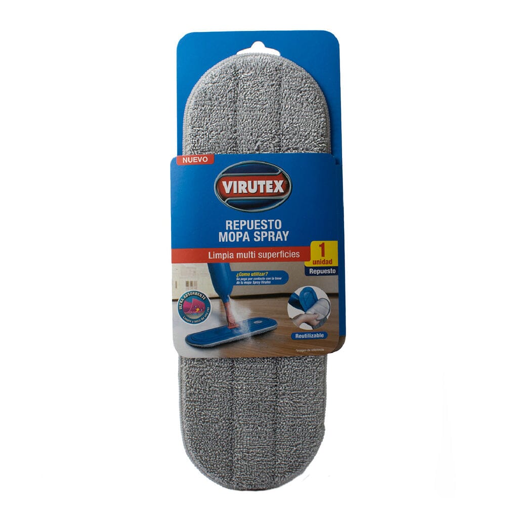 Repuesto Mopa Plana Microfribra Spray 30 cm