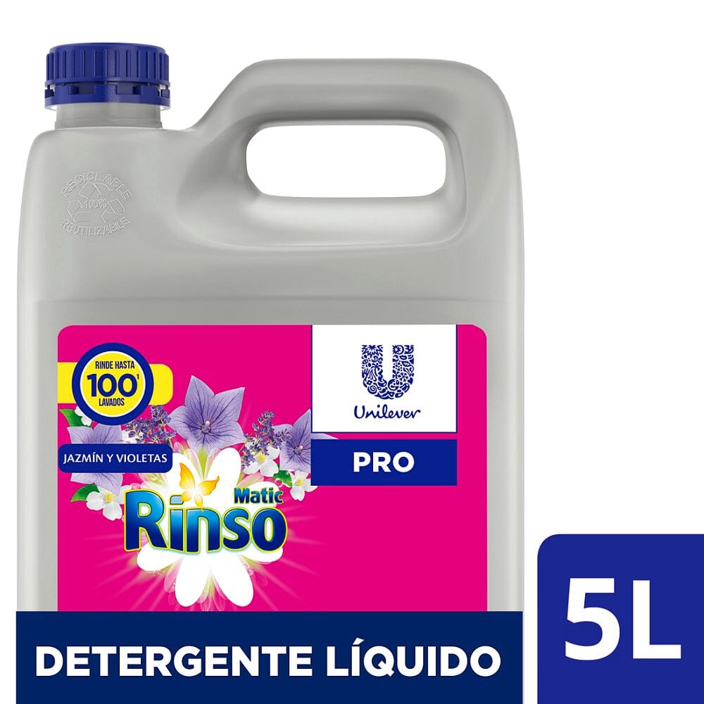 Detergente Líquido Jazmín y Violeta 5 Lt