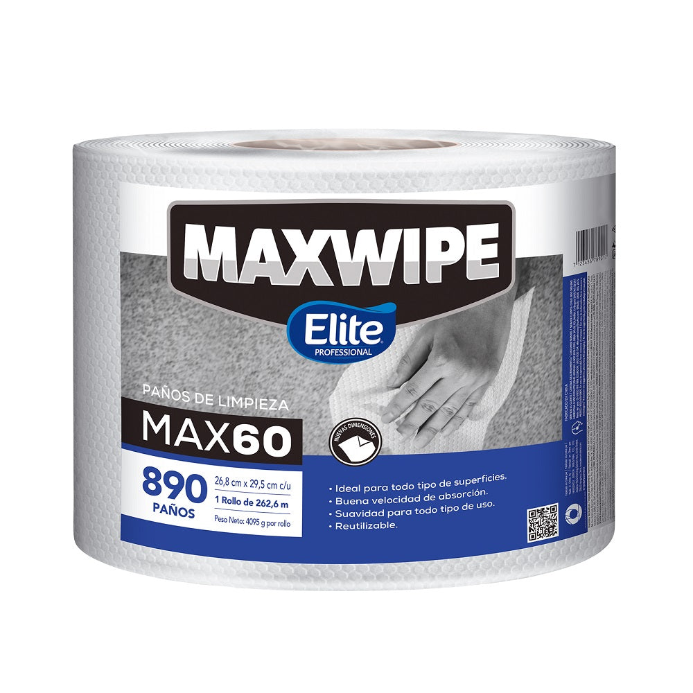 Paño Maxwipe 60 Bobina X 890 Unidades