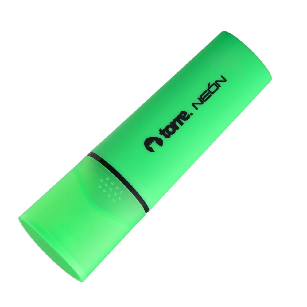 Destacador Punta Biselada Plano Verde 2.1