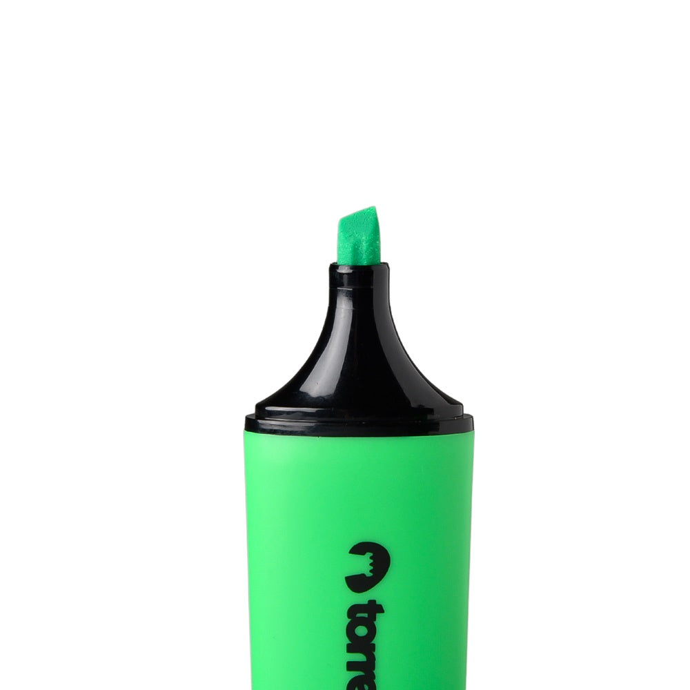 Destacador Punta Biselada Plano Verde 2.1