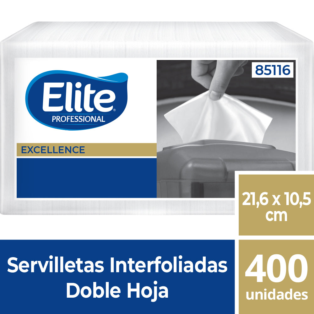 Servilleta Inte Doble Hoja Pro Excellence 400 Un