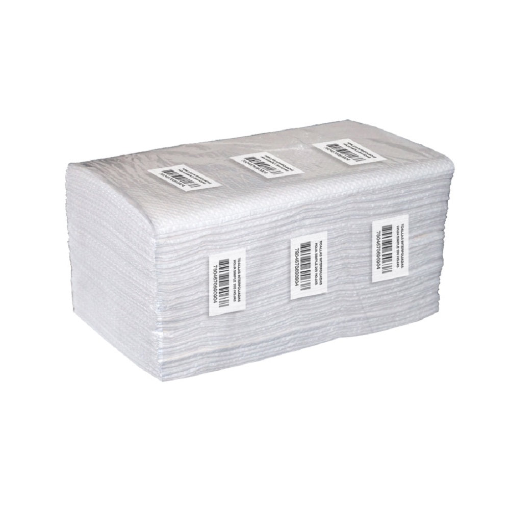 Toalla Interfoliada Doble Hoja 200 Hojas
