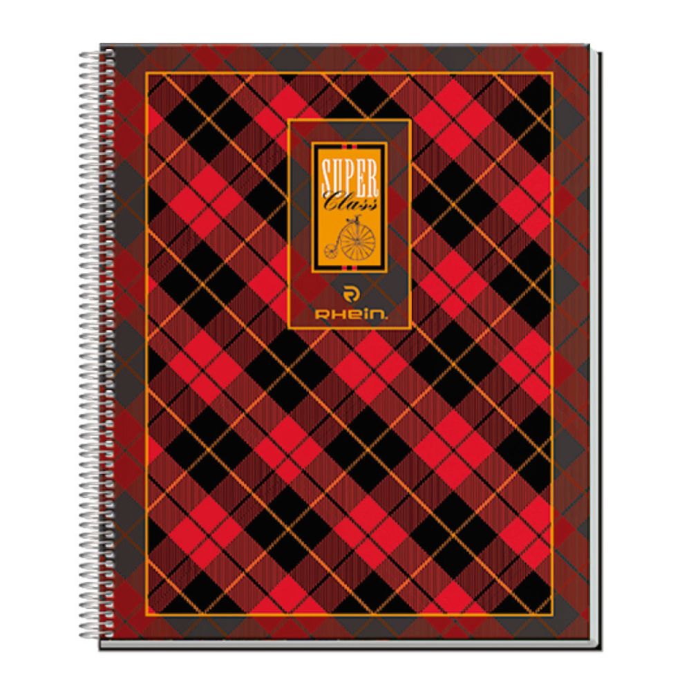Cuaderno 1/2 Oficio Matemática 5 Mm Superclass 3 Materias Scotch 150 Hojas (Diseños Surtidos)