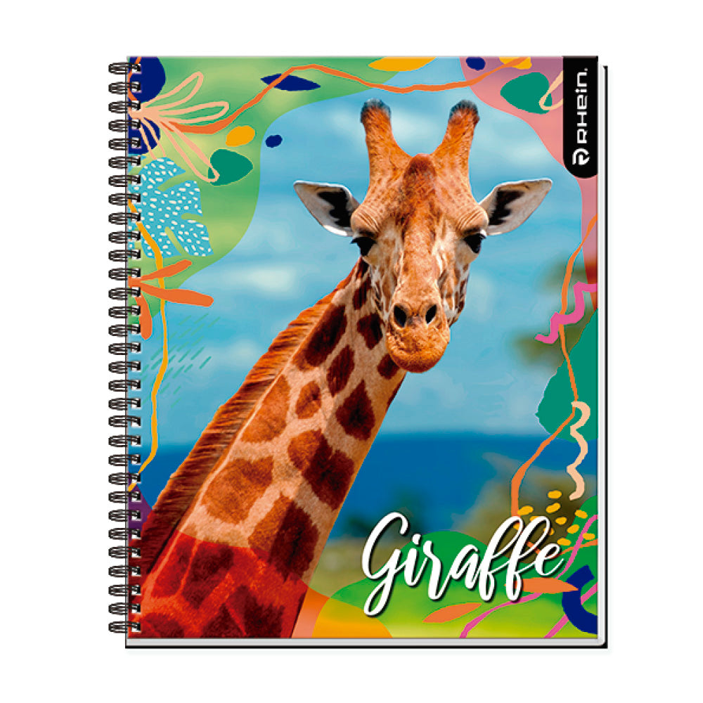 Cuaderno Universitario Matemática 7 Mm Wild Life 100 Hojas (Diseños Surtidos)