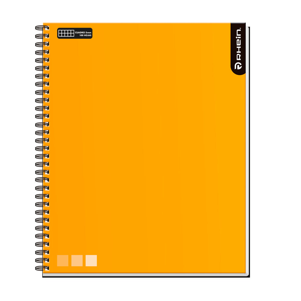 Cuaderno Universitario Matemática 5Mm One Color 100 Hojas (Colores Surtidos)