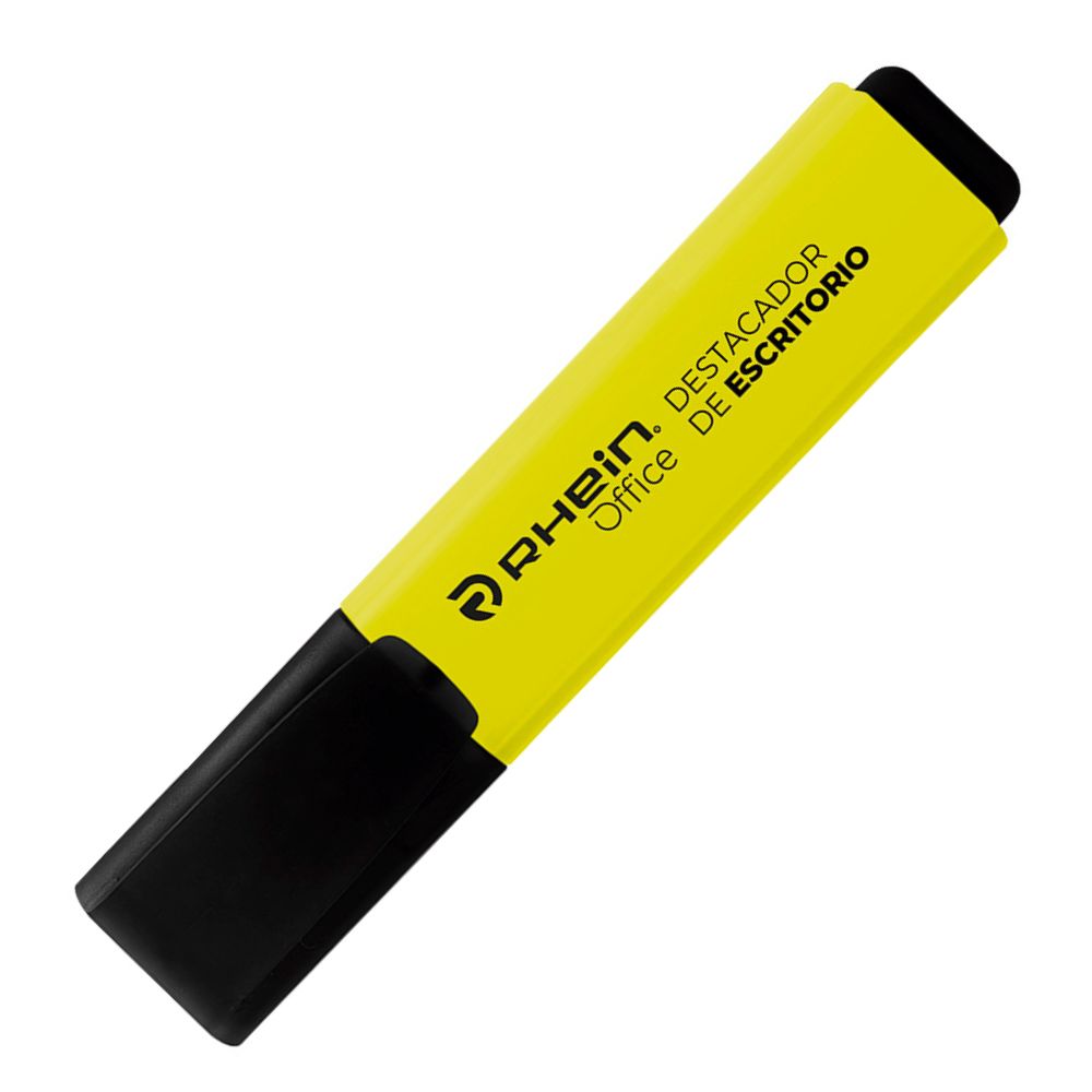 Destacador Escritorio Punta Biselada Amarillo