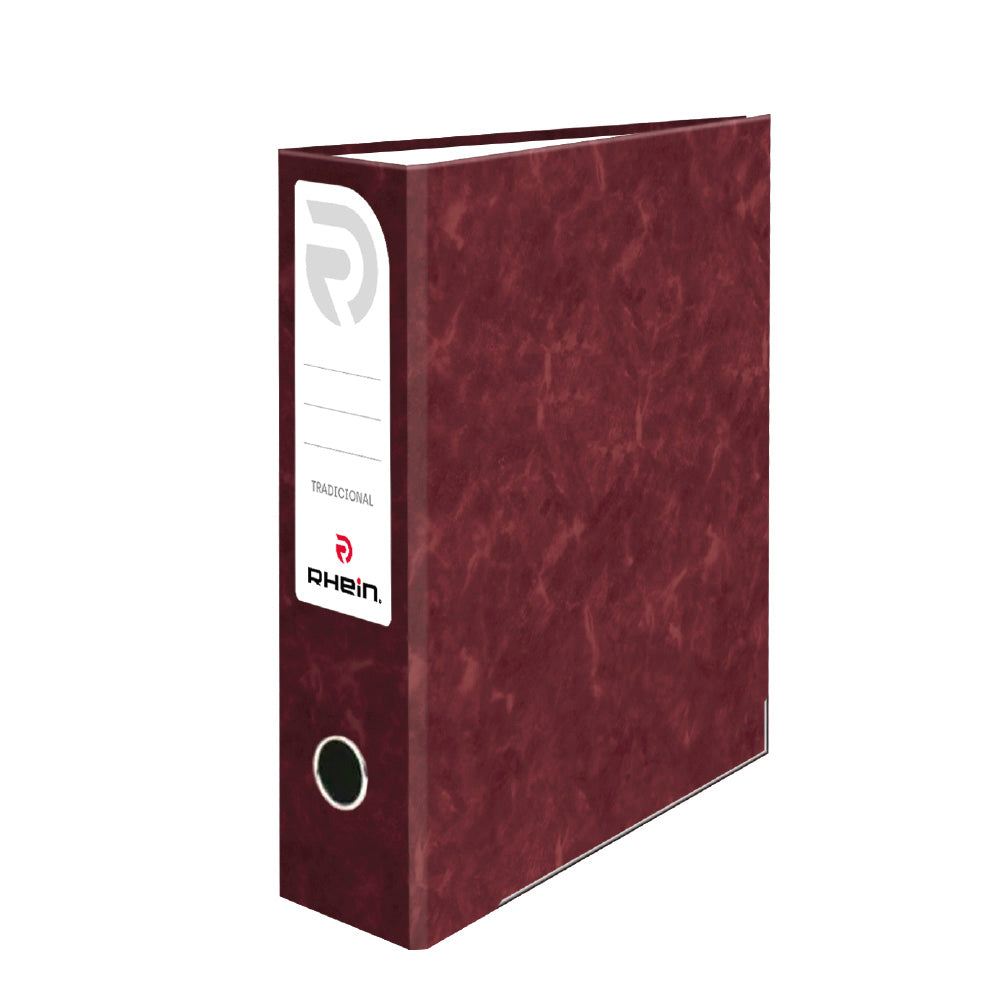 Archivador Ancho Carta Burdeo 450 Hojas