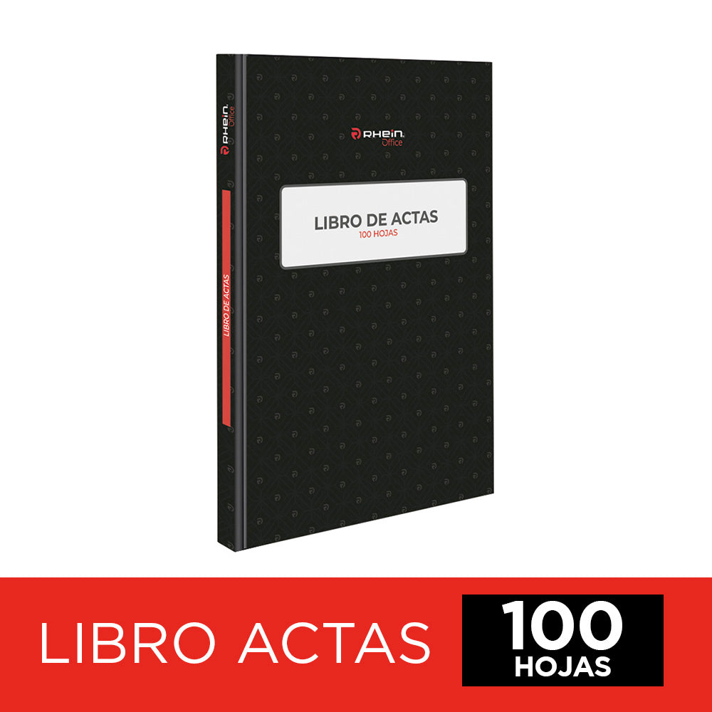 Libro De Actas Foliado 100 Hojas