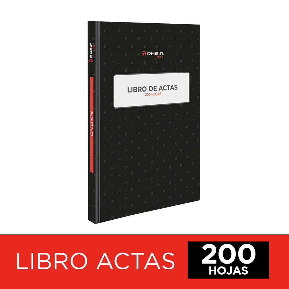 Libro De Actas Foliado Composición 200 Hojas