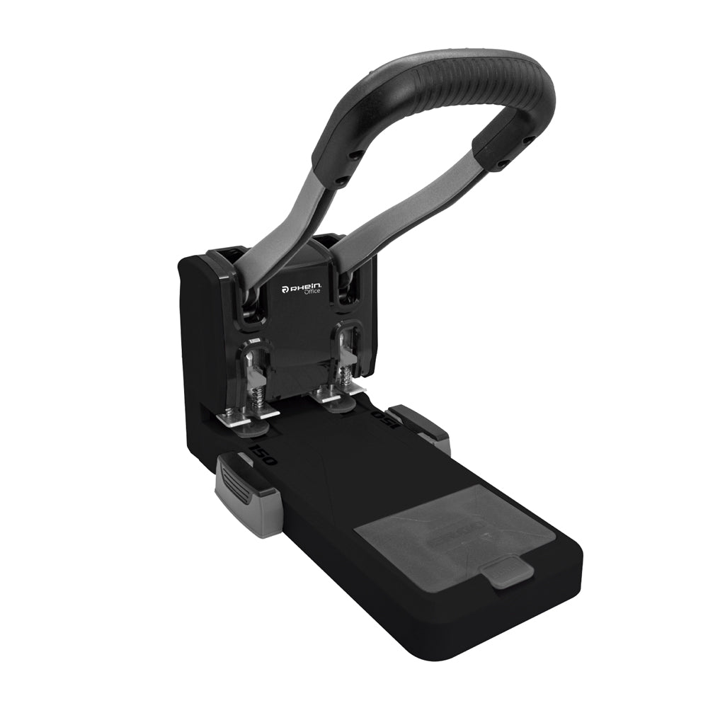 Perforadora Alto Poder Metal Negra 150 Hojas