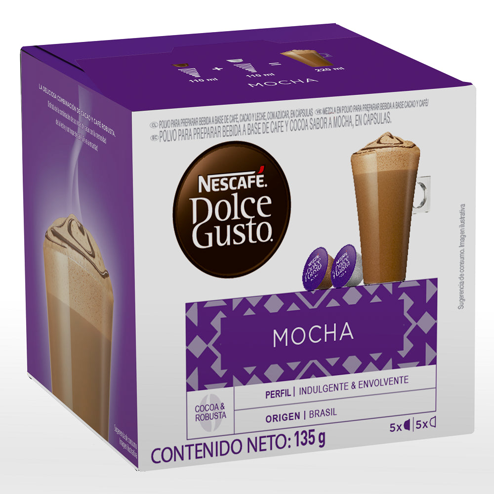 Capsula Tipo Dolce Mocha 135 Gr 10 Capsulas