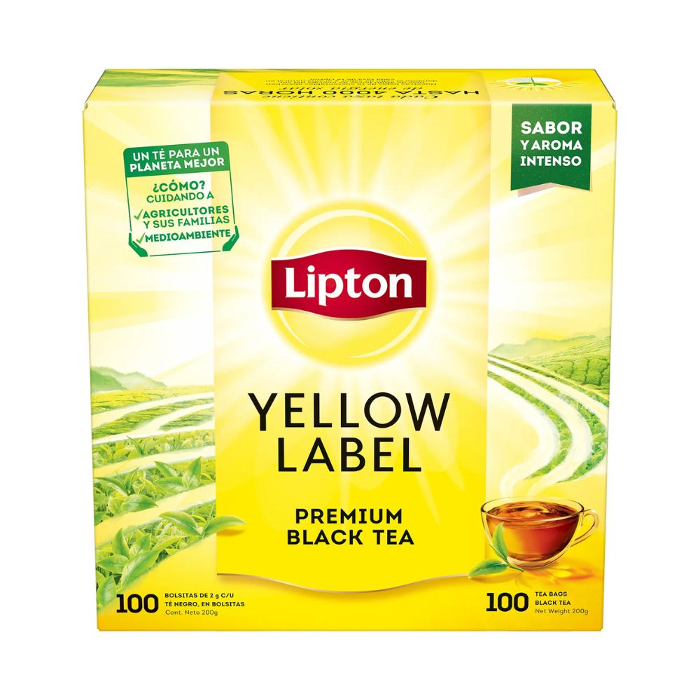 Té Yellow Label Caja 100 Unidades