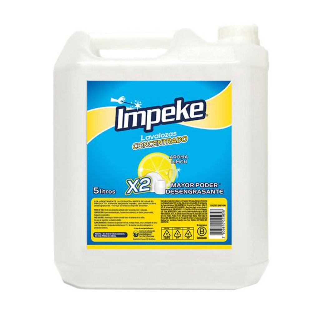 Lavalozas Concentrado Limón 5 Lt