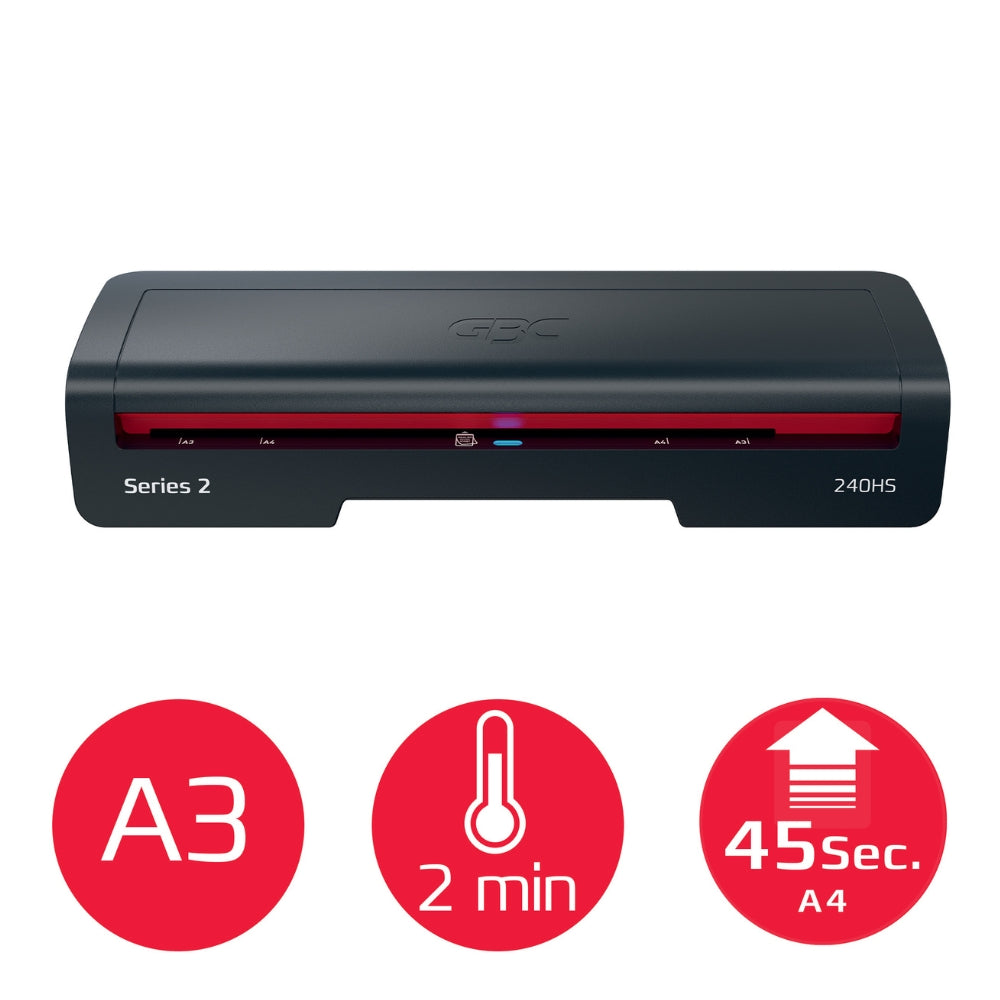 Plastificadora Carnet-Doble Carta Modelo 240 Hs 125 Micrones