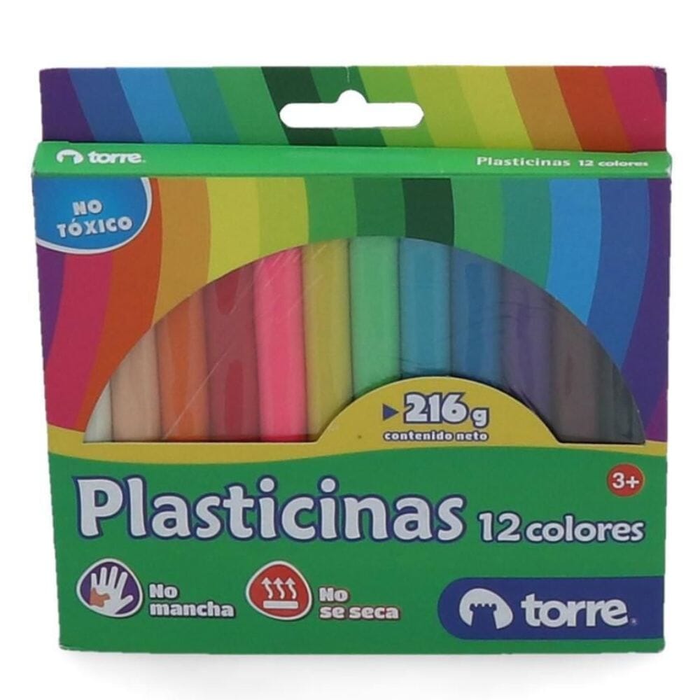 Plasticina Redondo Imagia 12 Unidades