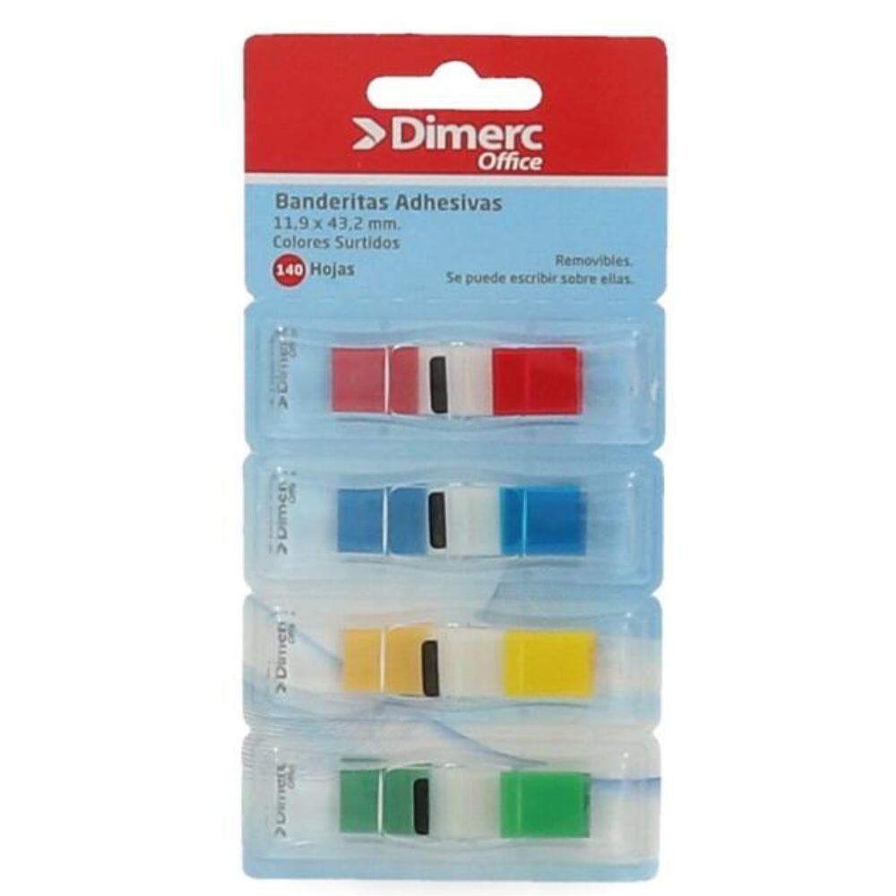 Banderitas Adhesivas Tape Flags 683-4 Señalizador Mini Colores