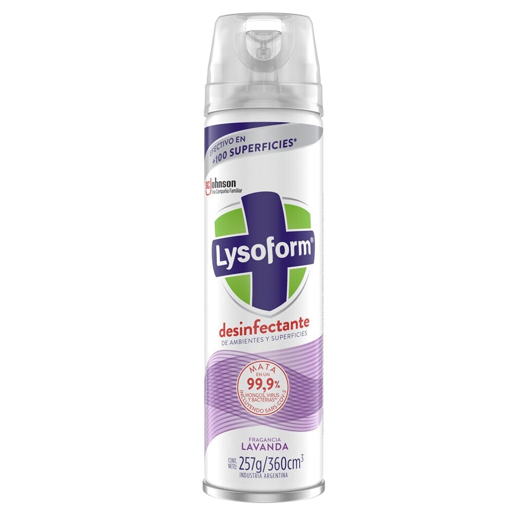 Desinfectante Ambiental Aerosol Lavanda 360 ml