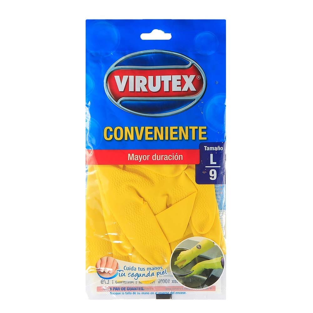 Guante Latex Conveniente Talla L Virutex