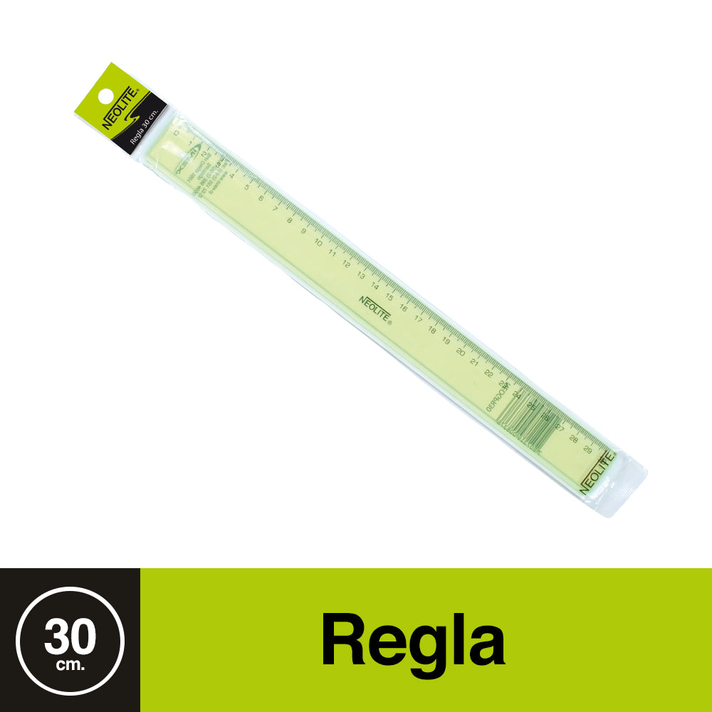 Regla Biselada 30 cm