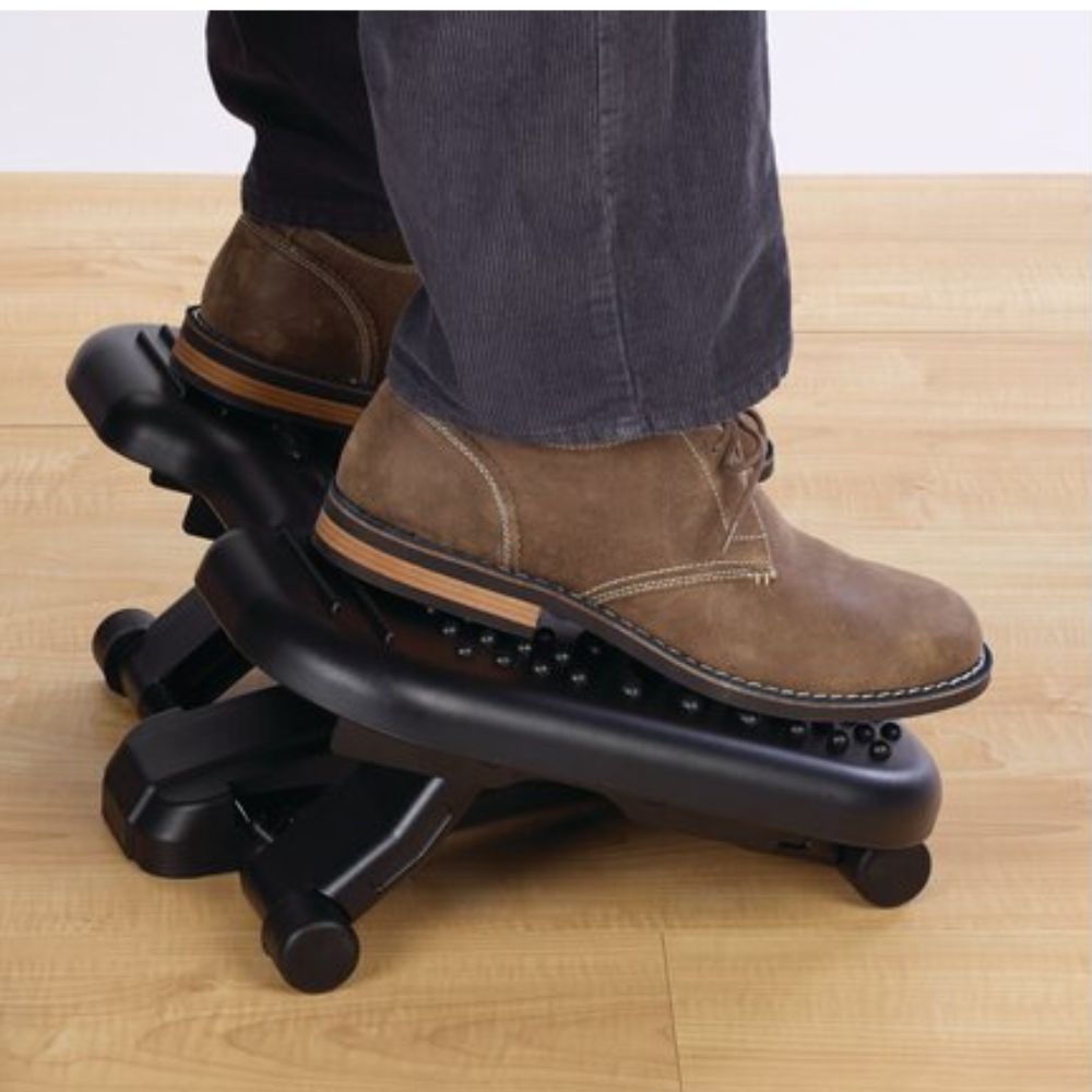 Apoya Pies Negro Ajustable Solemassage