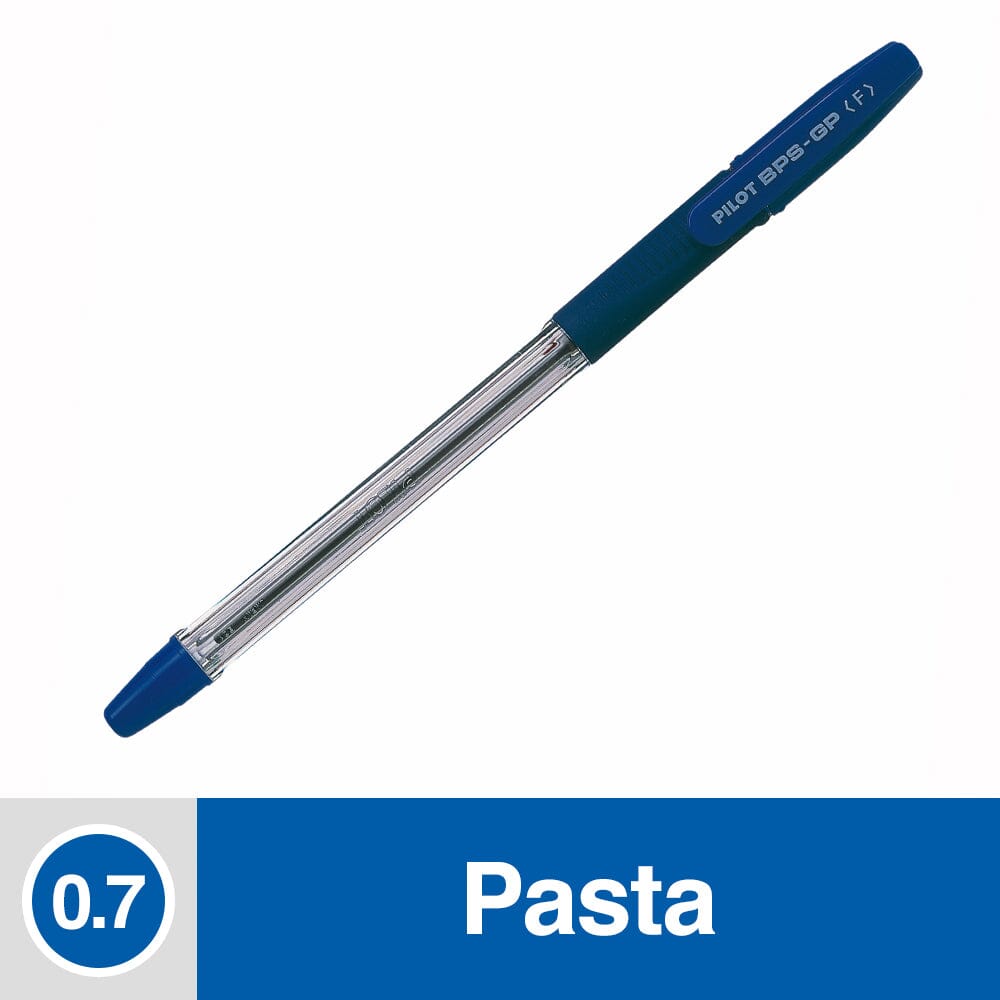 Lápiz Pasta Punta Fina Azul  0.7 Mm