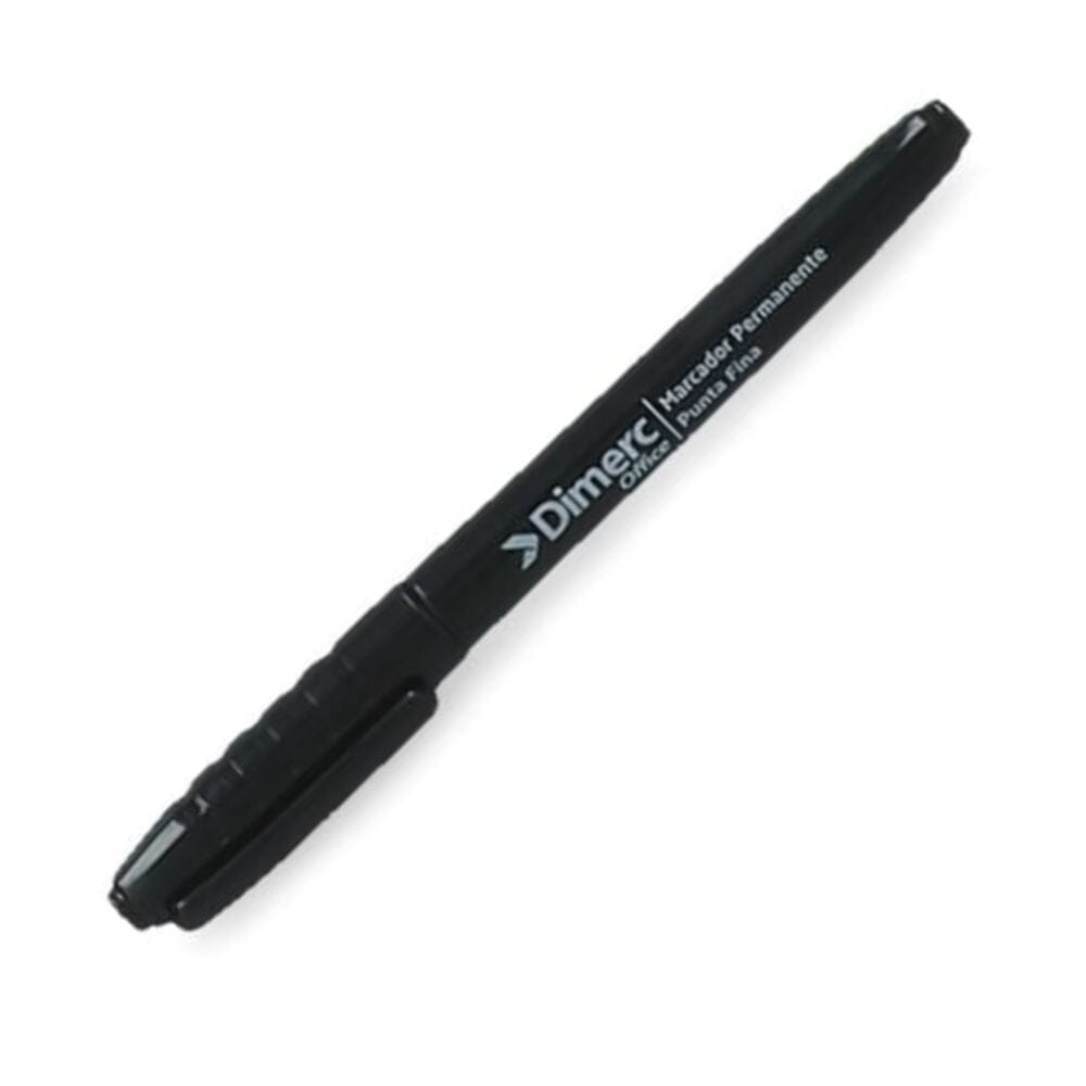 Marcador Permanente Punta Fina Negro Desechable