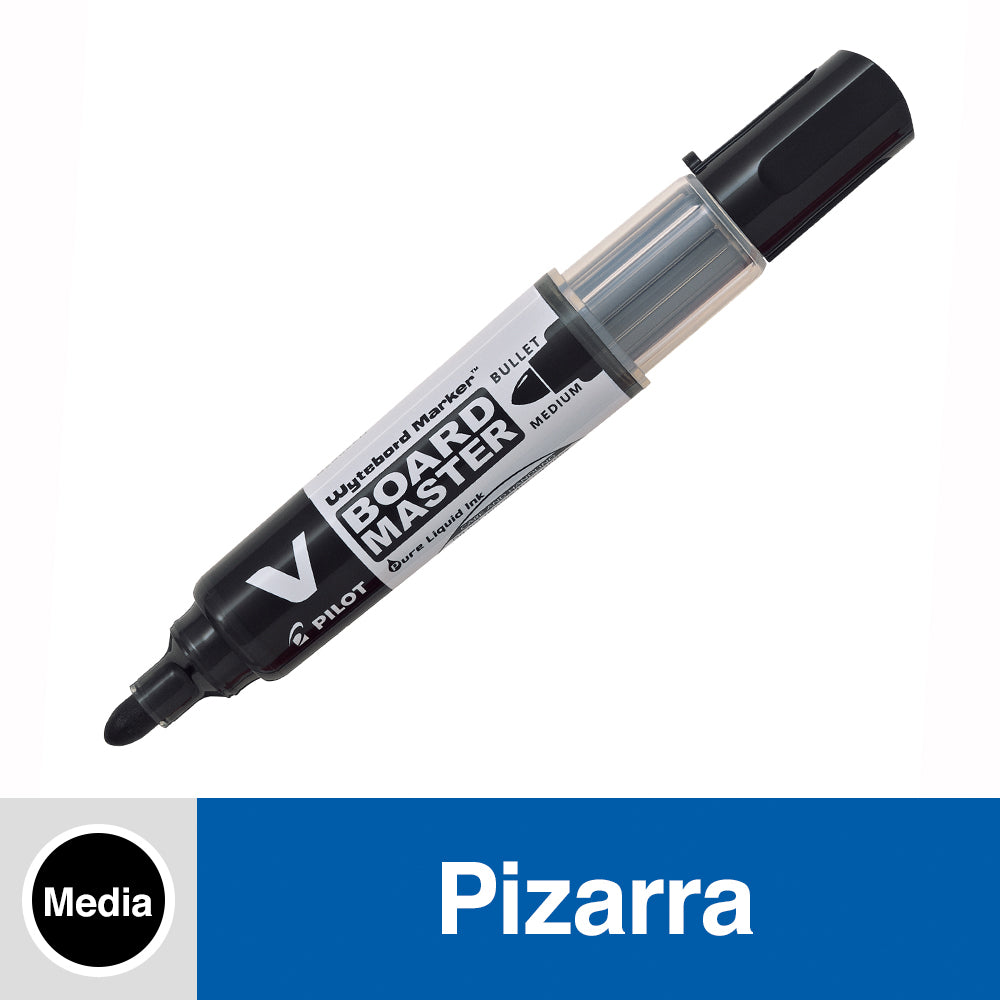 Marcador Pizarra Punta Redonda V Board Negro
