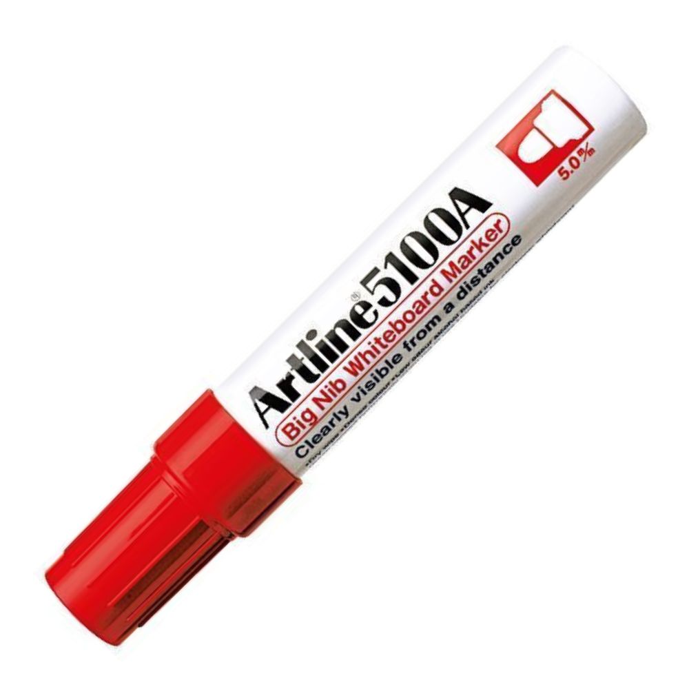 Marcador Pizarra Jumbo Punta Redonda 5100 Color Rojo
