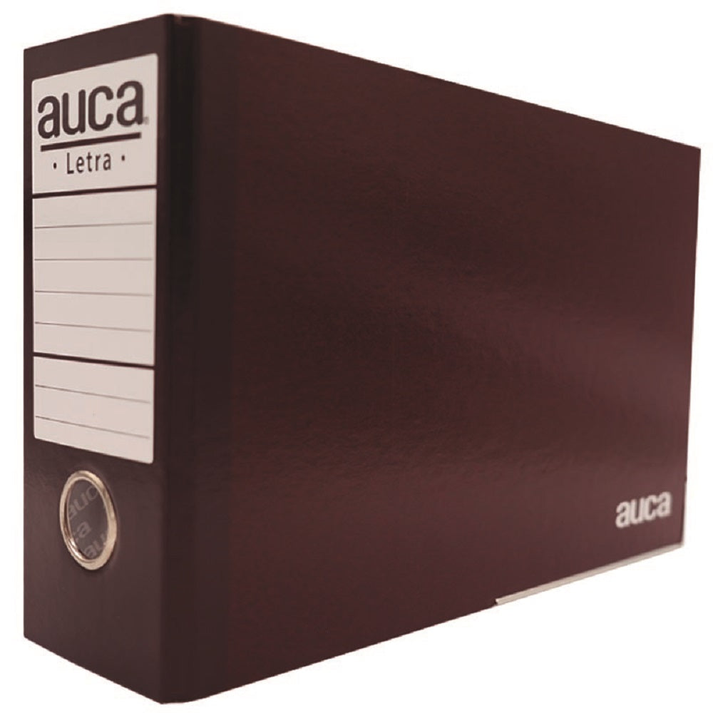 Archivador Palanca Letra Lomo Ancho Burdeo