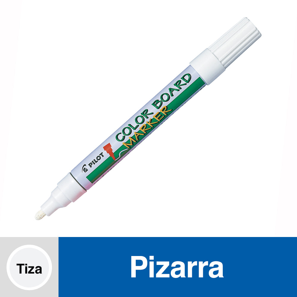 Marcador Borrable Tiza Color Blanco