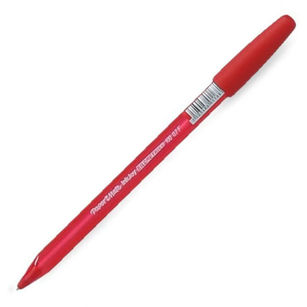 Lápiz Pasta 0.7 mm Punta Fina Rojo Kilométrico Inkjoy