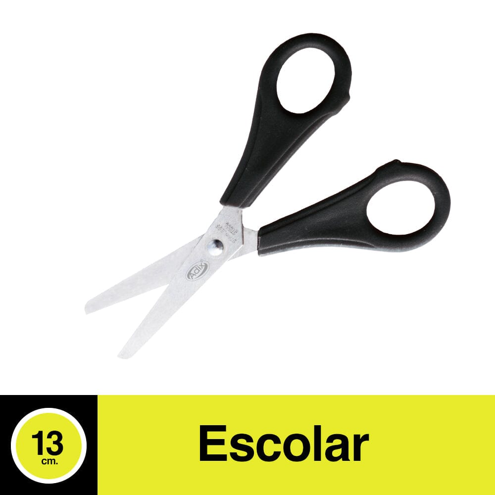 Tijera Escolar Color Negro (042) 13 cm